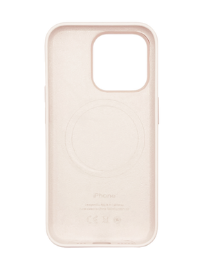 Силіконовий чохол with MagSafe для iPhone 14 chalk pink