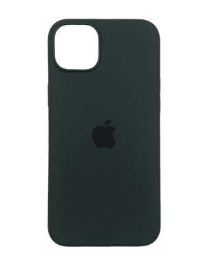 Силиконовый чехол with MagSafe для iPhone 15 black Smart