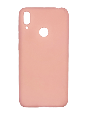 Силіконовий чохол Soft Feel для Huawei Y7-2019 pink
