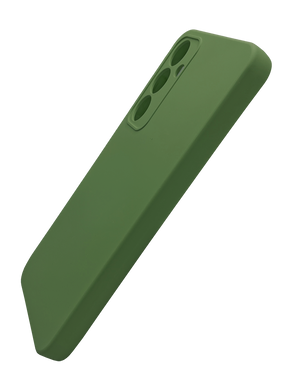 Силіконовий чохол Full Cover для Samsung A35 dark green Full Camera без logo