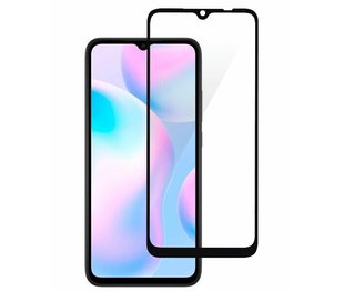 Захисне скло Full Glue для Xiaomi Redmi 9A/9C black Walker