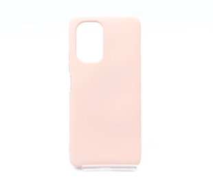 Силіконовий чохол Full Cover для Xiaomi Poco F3 pink sand без logo