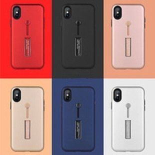 Чехол PC+TPU vs Metal Kickstand & Ring (SBR-LS) для iPhone 7 black