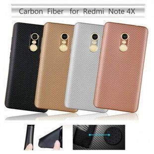 Силиконовый чехол для Xiaomi Redmi Note 4X carbon gold/color