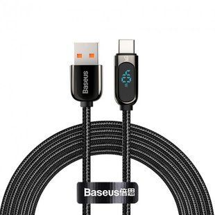 USB кабель Baseus Display Fast Charging data cable USB toType-C 5A 1m black