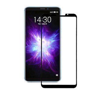 Защитное 2.5D стекло Glass для Meizu Note 8 Black 0.3mm