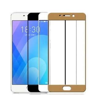 Защитное стекло 2D для Meizu M6 Note white тех.пак