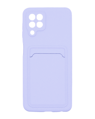 Силіконовий чохол WAVE Colorful Pocket для Samsung A22/M22/M32 light purple Full Camera