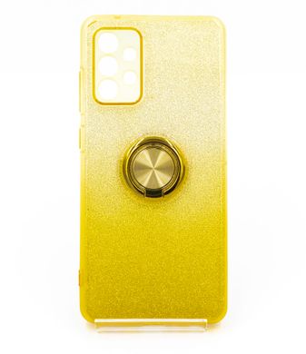 Силіконовий чохол SP Shine для Samsung A32 gold ring for magnet