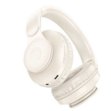 Бездротові навушники Hoco W45 Enjoy Bluetooth milky white