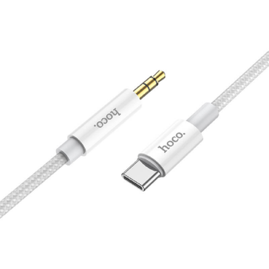 AUX Hoco UPA19 1m Type-C silver