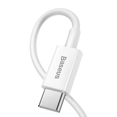 Кабель Baseus Crystal Fast Charging Type-C to Lightning 20W 1m white