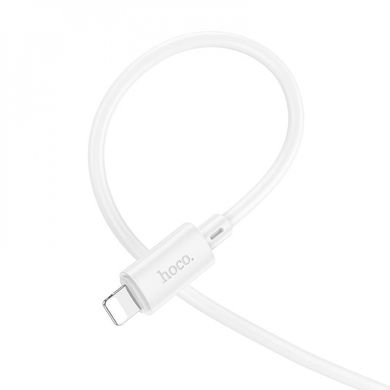 USB кабель Hoco X88 Magic silicone 20W Type-C to Lightning 1m white