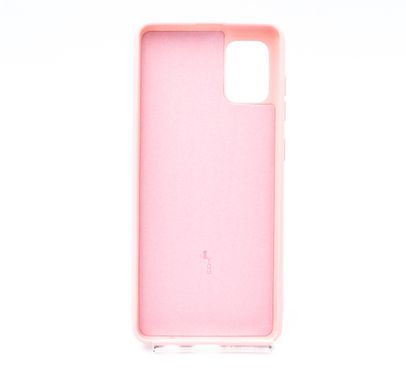 Силіконовий чохол Full Cover для Samsung A31 pink без logo