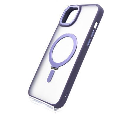 Чохол MATTE GUARD MagSafe для iPhone 15 Plus violet/holder