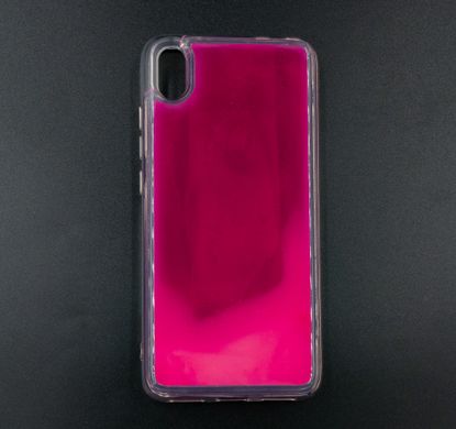 Накладка Color Sand для Xiaomi Redmi 7A neon sand glow in the dark bordo/pink