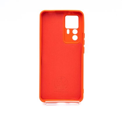 Силіконовий чохол Full Cover для Xiaomi Mi 12T/12T Pro red Full Camera без logo