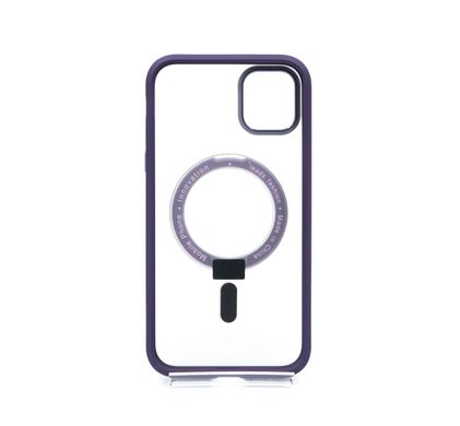 Чохол MATTE GUARD MagSafe для iPhone 11 deep purple ring/holder