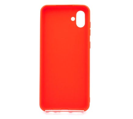 Силиконовый чехол Soft Feel для Samsung A04 red Candy