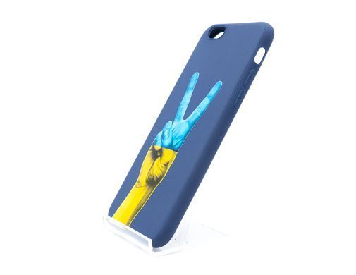 Силіконовий чохол MyPrint для iPhone 6 Перемога, Candy, blue