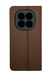 Чехол книжка FIBRA (рельеф) для Xiaomi Redmi Note 15 4G/5G brown Full Camera