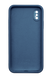 Силіконовий чохол Full Cover Square для iPhone XS Max navy blue Full Camera