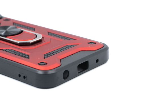 Чохол Camshield Serge Ring for Magnet Camo для Xiaomi Redmi A1 red протиударний