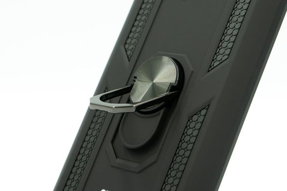 Чохол Getman Serge Ring for Magnet для Xiaomi Redmi 9A black протиударний