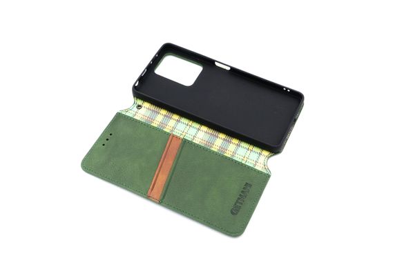 Чохол-книжка шкіра для Xiaomi Redmi Note 12 Pro 5G/Poco X5 Pro 5G green Getman Cubic PU