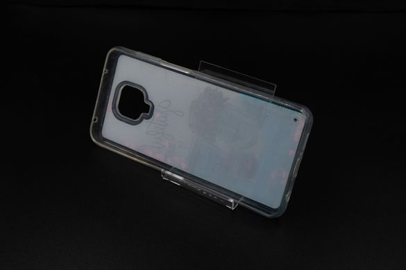Накладка Aqua для Xiaomi Redmi Note 9S/9Pro жидкие блестки