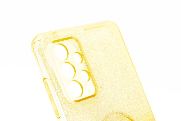 Силіконовий чохол SP Shine для Samsung A32 gold ring for magnet