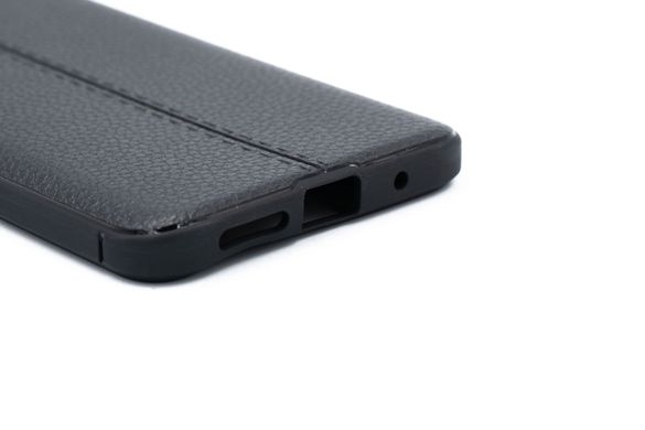 Силіконовий чохол Ultimate Experience Leather для Xiaomi Redmi 10 black (TPU)