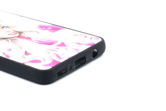 TPU+PC чохол Prisma Ladies для Samsung A31 pink Full Camera