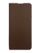 Чехол книжка FIBRA (рельеф) для Xiaomi Redmi Note 15 4G/5G brown Full Camera