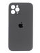Силіконовий чохол Full Cover для iPhone 11 Pro dark grey (pebble) Full Camera