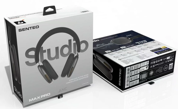 Бездротові навушники Bluetooth Senteo Max Pro Studio spase black