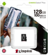 Карта пам'яті Micro SD Kingston Canvas select+128 Gb class10 без ад.R-100Mb/s