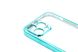 Силіконовий чохол Сlear для iPhone 13 Pro Max greenFull Camera з глянсовою окантовкою