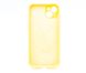 Силіконовий чохол Full Cover для iPhone 14 Plus yellow Full Camera
