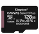 Карта пам'яті Micro SD Kingston Canvas select+128 Gb class10 без ад.R-100Mb/s