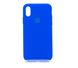 Силіконовий чохол Full Cover для iPhone X/XS ultra blue