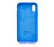 Силіконовий чохол Full Cover для iPhone X/XS ultra blue