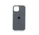 Силіконовий чохол Full Cover для iPhone 15 pebble (dark grey)