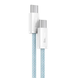 USB кабель Baseus Dynamic Series Fast Charging Type-C to Type-C 100W (1m) blue