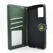 Чехол-книжка кожа для Xiaomi Poco M5 green Getman Gallant PU