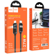 Кабель Hoco U137 Line with display Type-C to Lightning 27W/1.2m black