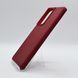 Силиконовый чехол Soft Feel для Samsung S21 Ultra marsala Candy