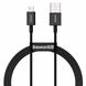USB кабель Baseus CALYS-C01 Ligthning 2.4A 2m black