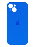 Силіконовий чохол Full Cover для iPhone 14 capri blue (new lake blue) Full Camera