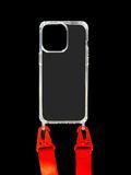 Чохол WAVE Clear with Strap для iPhone 14 Pro Max clear/red